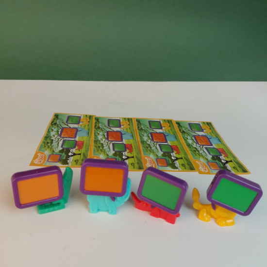 Kinder Set Complet Blackboard Animals Mixart