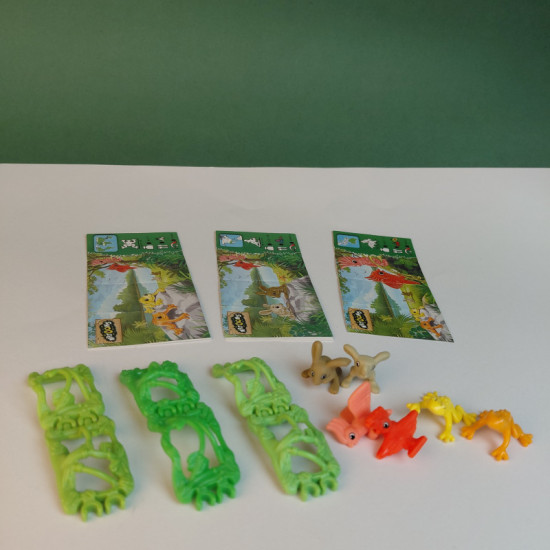Kinder Set Complet Animals In Bushes Natoons