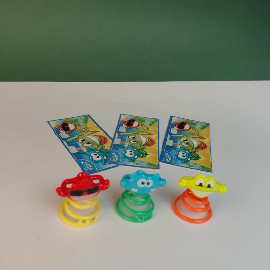 Kinder Set Complet Bouncing Monsters Natoons