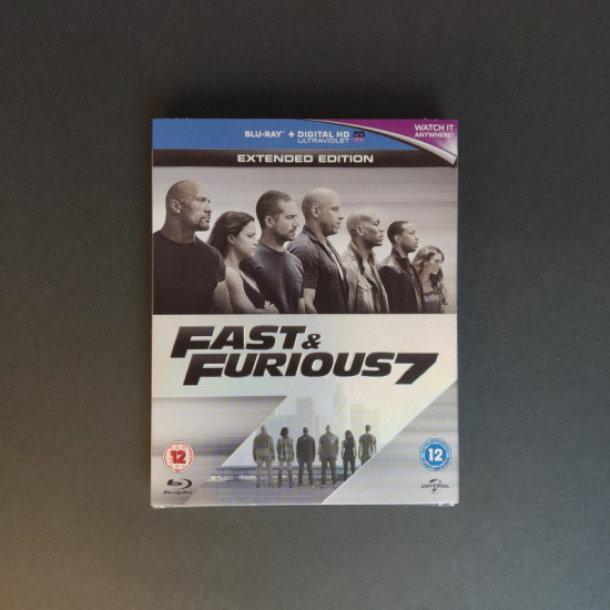 Blu-Ray Fast & Furious 7 Extended Edition - Slipcover - Sigilat