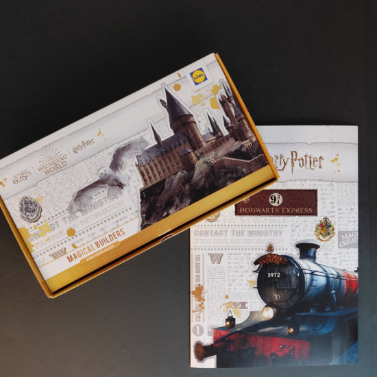 Lidl Wizarding World - Magical Builders - Cutie + Set Complet Cartonase + Tren